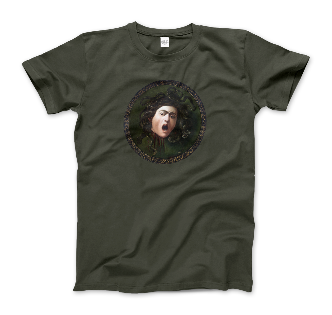 Mythological Medusa: Caravaggio t-shirt by Art-O-Rama Shop