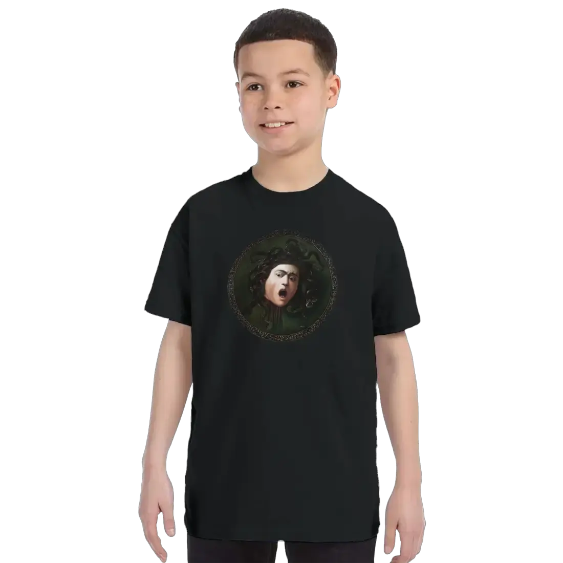 Mythological Medusa: Caravaggio t-shirt by Art-O-Rama Shop