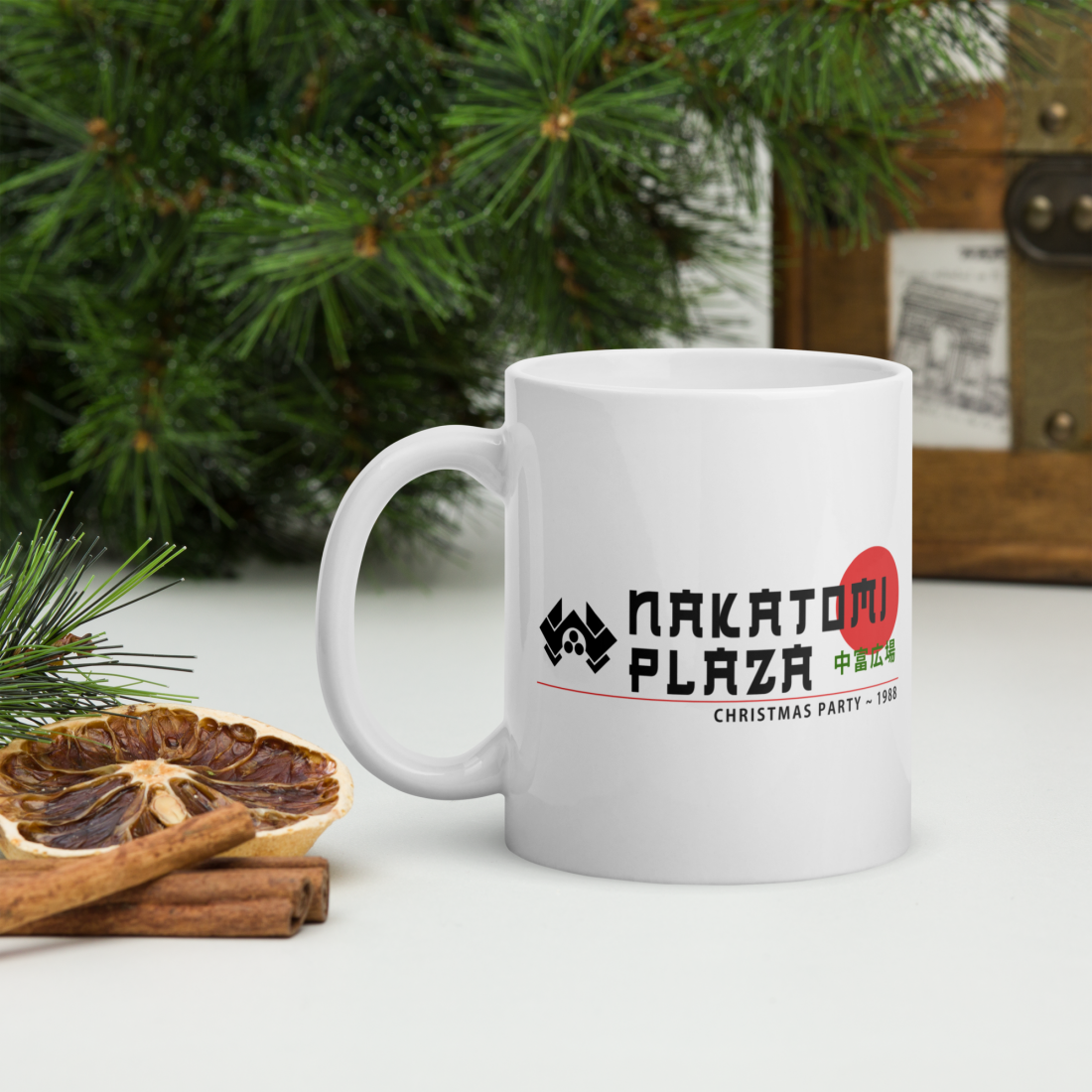 Nakatomi Plaza Christmas Party 1988 Mug by Art-O-Rama Shop