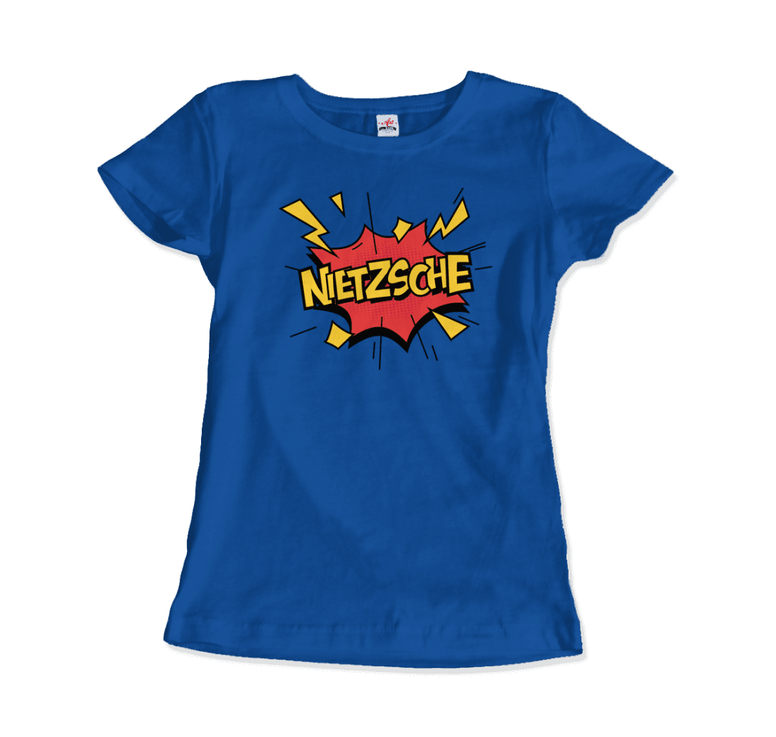 Nietzche Comics Boom Style t-shirt by Art-O-Rama Shop