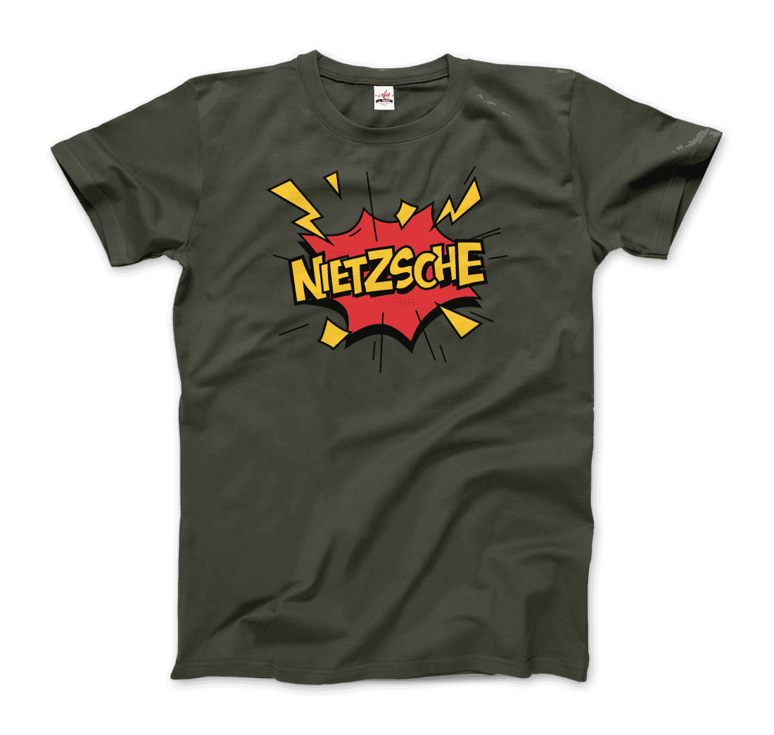 Nietzche Comics Boom Style t-shirt by Art-O-Rama Shop