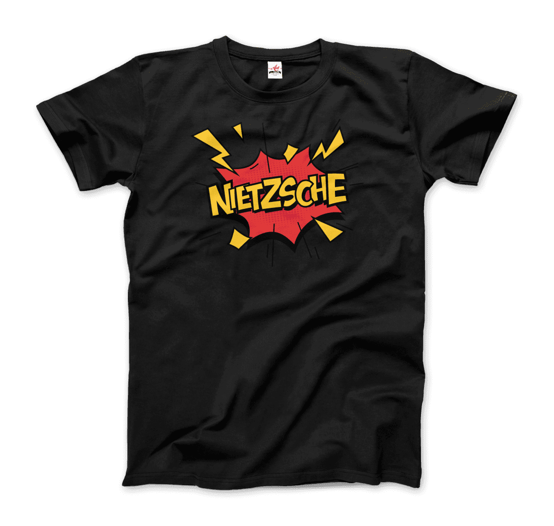 Nietzche Comics Boom Style t-shirt by Art-O-Rama Shop