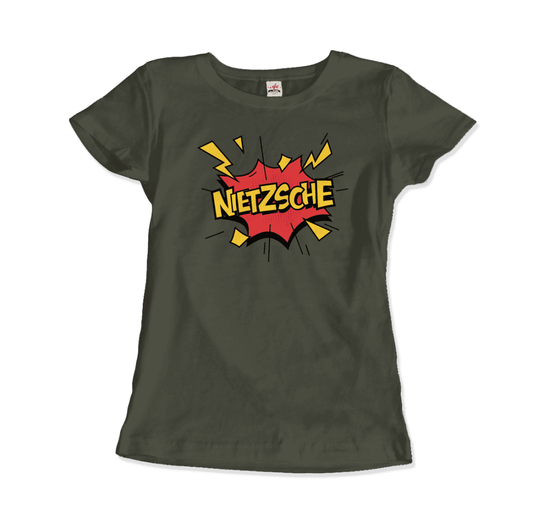 Nietzche Comics Boom Style t-shirt by Art-O-Rama Shop