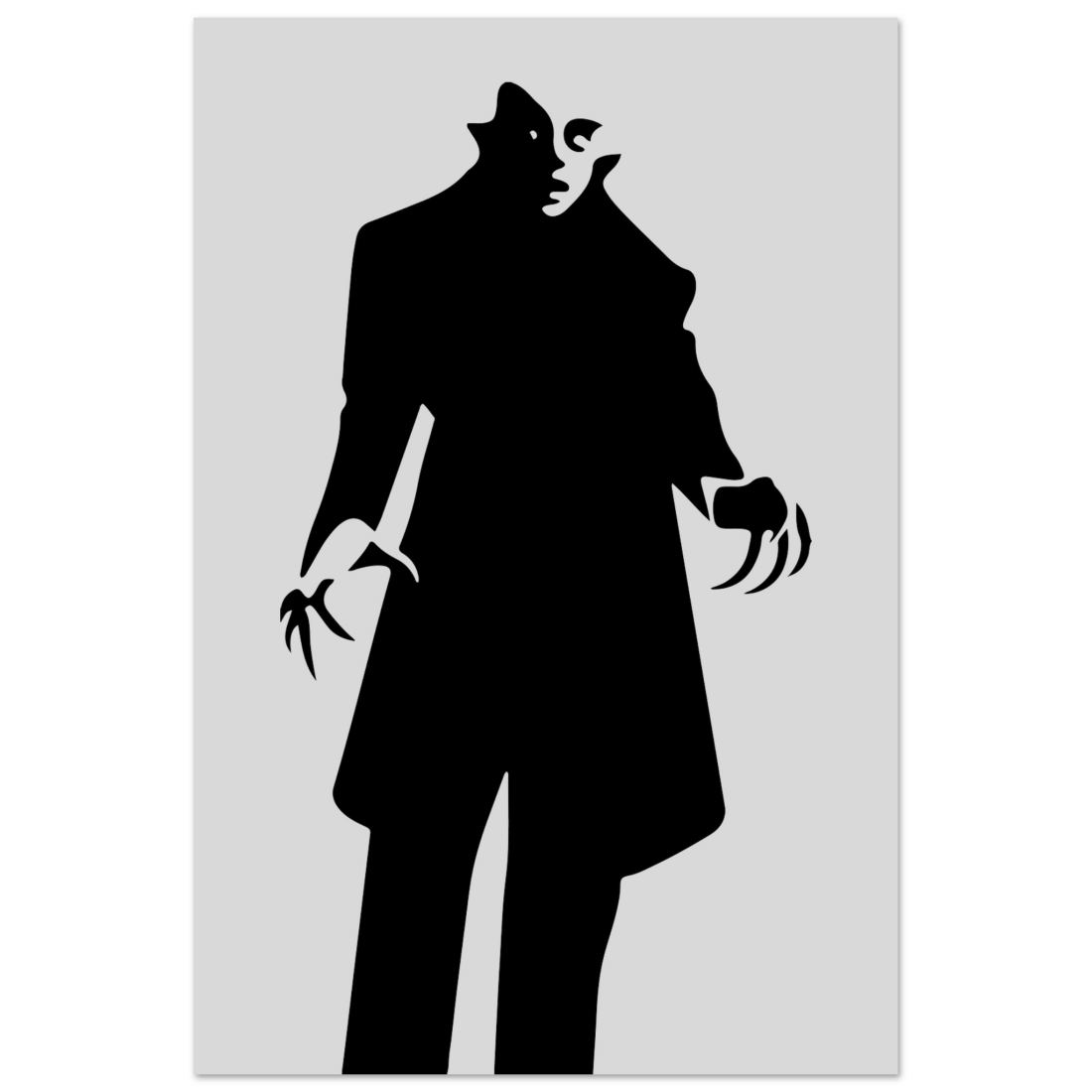 Nosferatu 20s Sci-Fi Horror movie minimalist poster by Art-O-Rama Shop