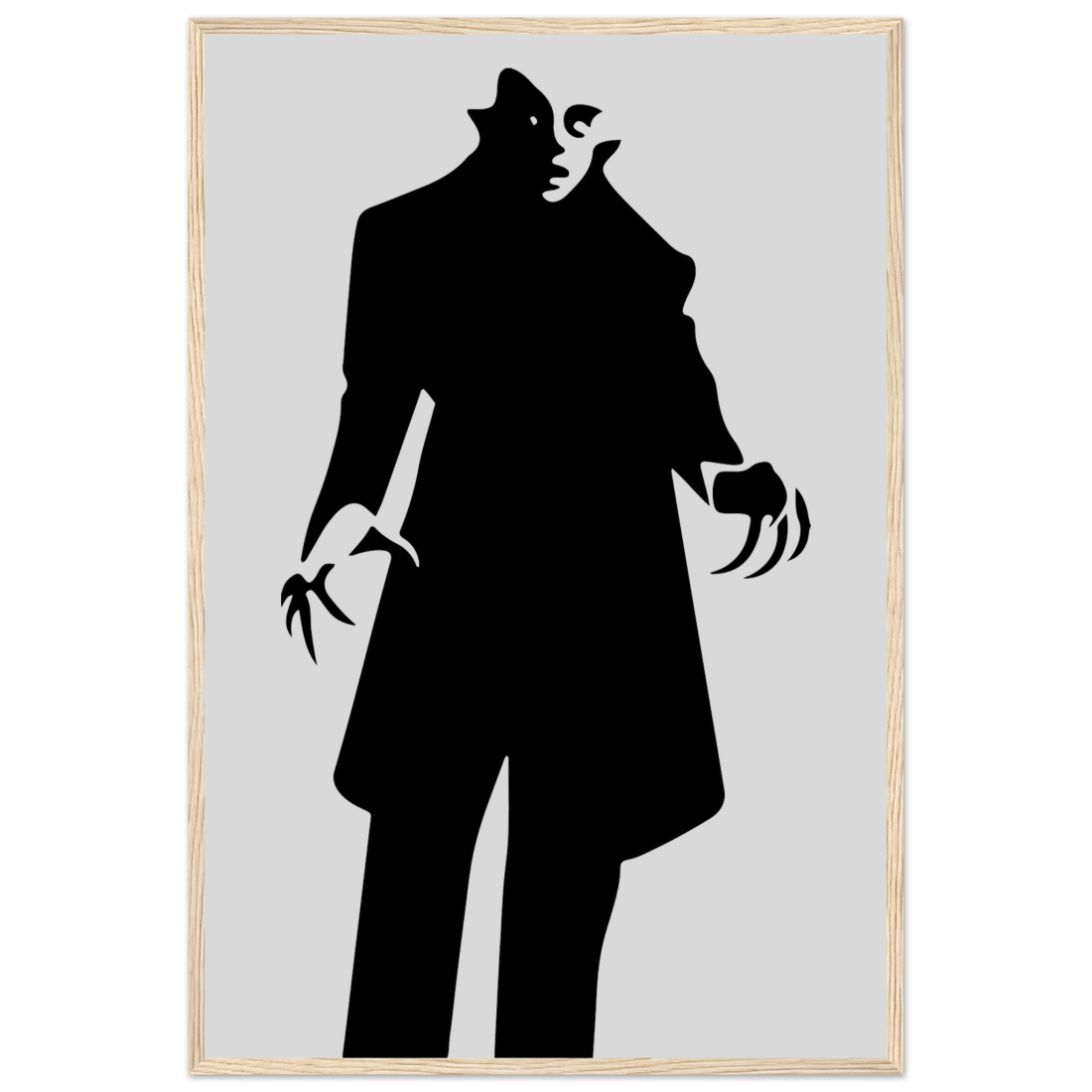 Nosferatu 20s Sci-Fi Horror movie minimalist poster by Art-O-Rama Shop