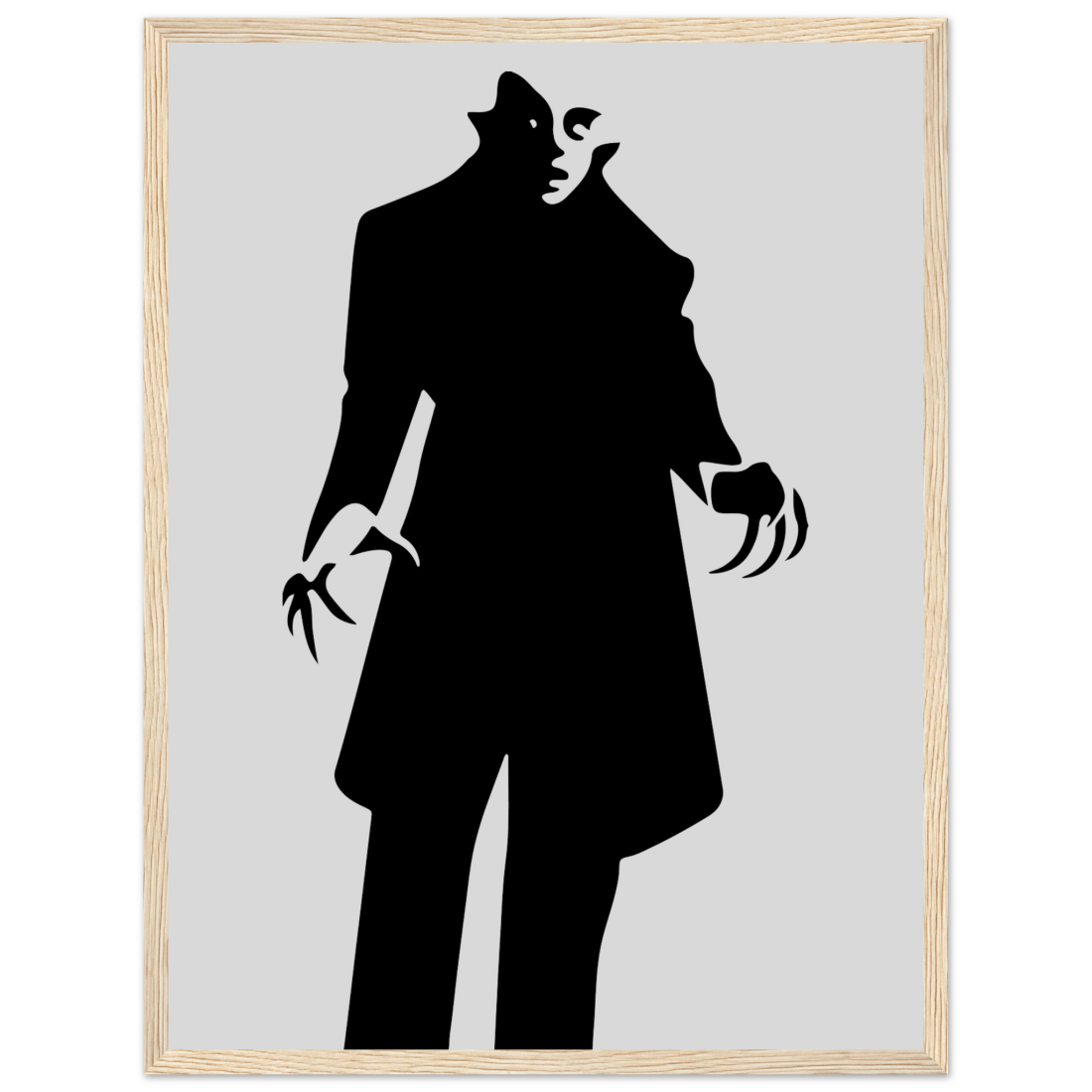 Nosferatu 20s Sci-Fi Horror movie minimalist poster by Art-O-Rama Shop