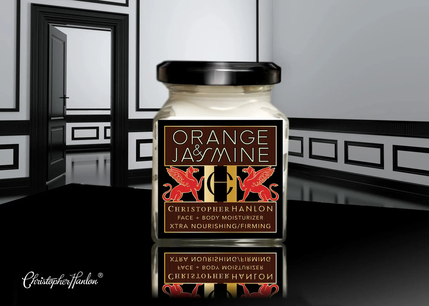 ORANGE + JASMINE. ANTI ÂGE FACE + BODY TREATMENT CRÈME by CHRISTOPHER HANLON®