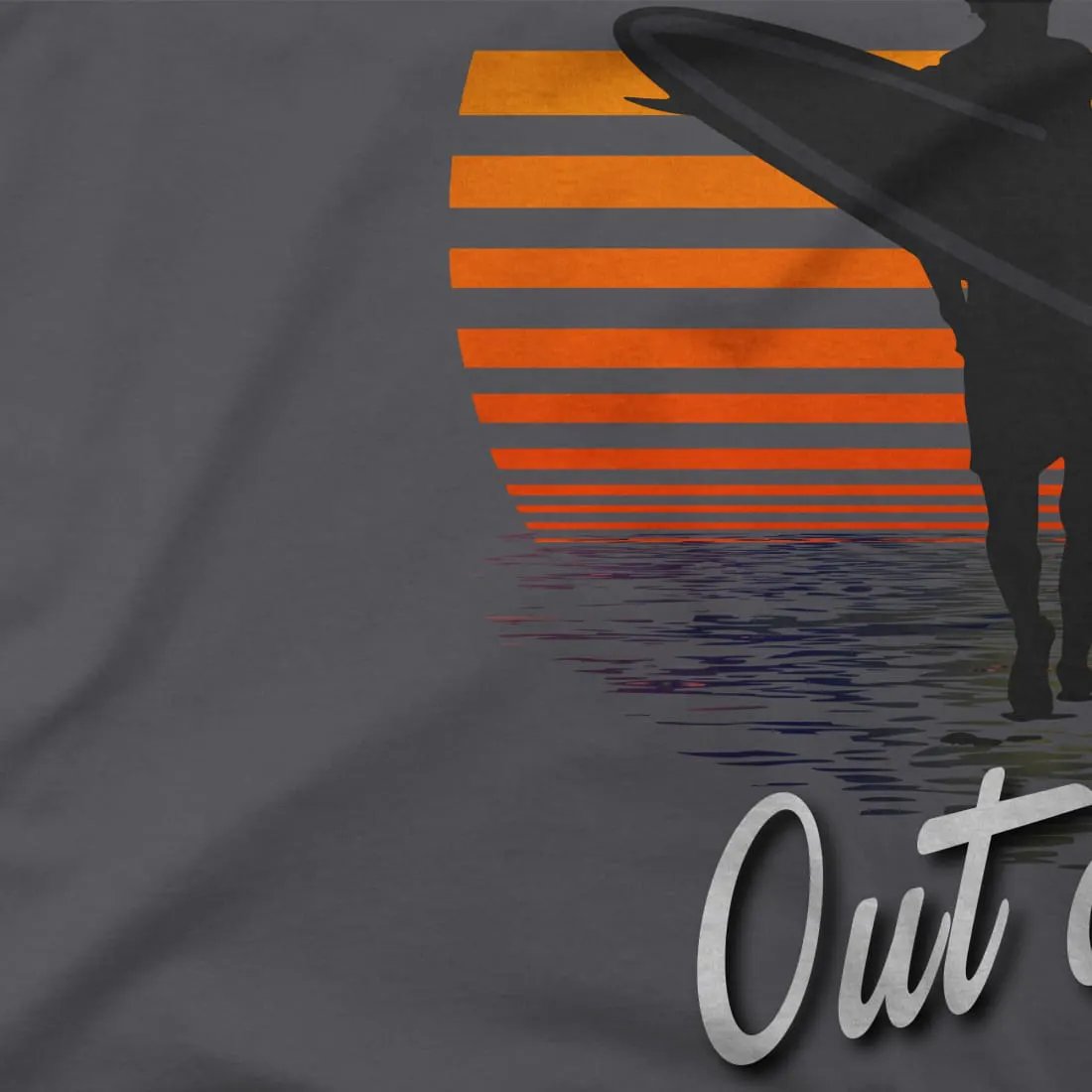 Out of Water, I am nothing, Surfing Quote t-shirt by Art-O-Rama Shop