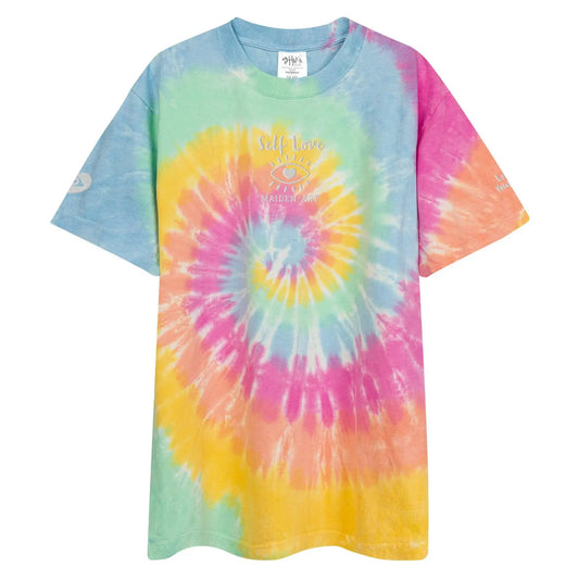 Oversized t-shirt Self Love Oversized tie-dye t-shirt by Maiden-Art