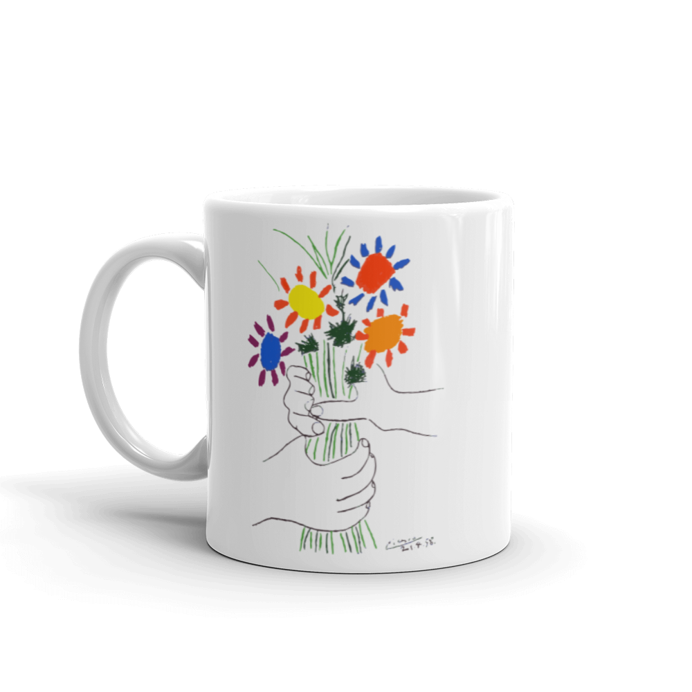 Pablo Picasso Bouquet of Peace 1958 Artwork Mug by Art-O-Rama Shop