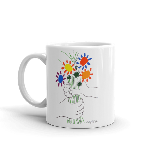 Pablo Picasso Bouquet of Peace 1958 Artwork Mug by Art-O-Rama Shop