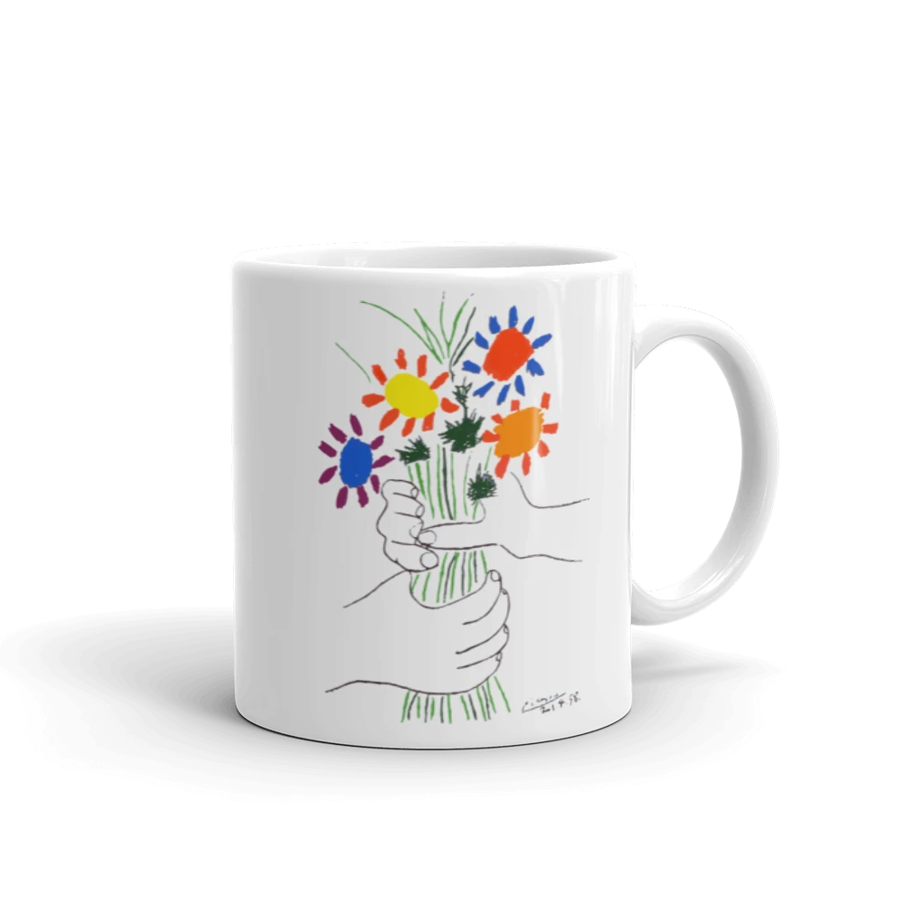 Pablo Picasso Bouquet of Peace 1958 Artwork Mug by Art-O-Rama Shop