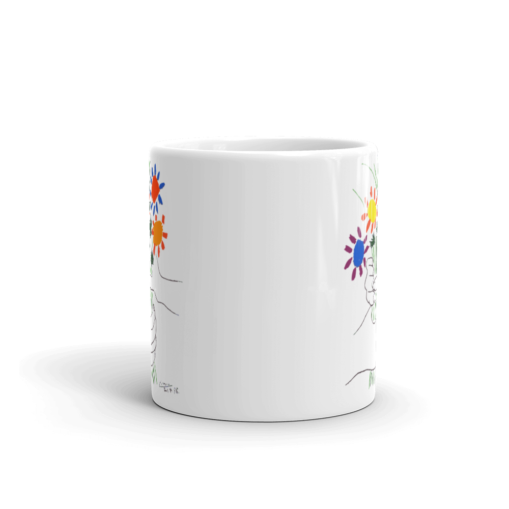 Pablo Picasso Bouquet of Peace 1958 Artwork Mug by Art-O-Rama Shop