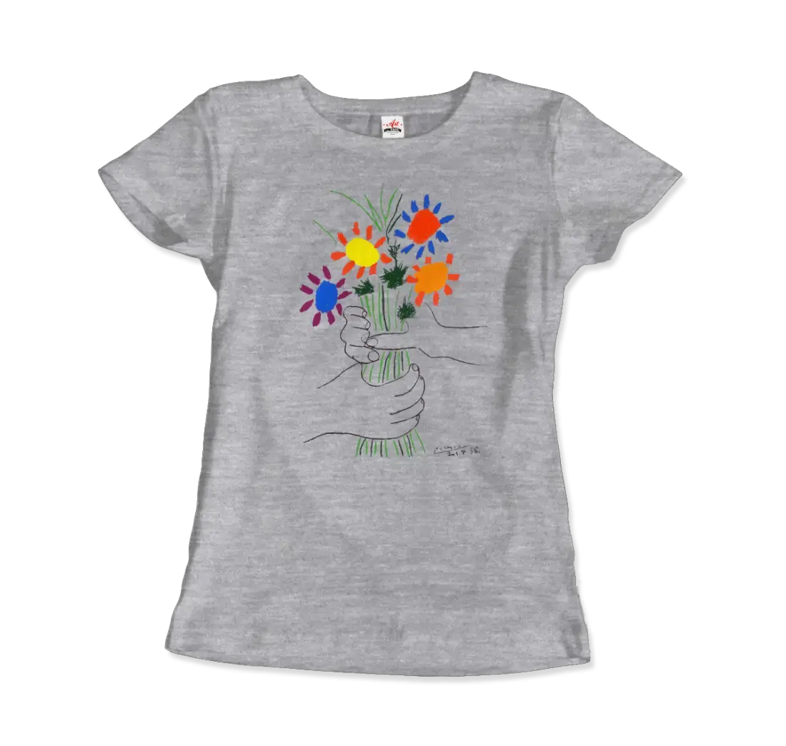 Pablo Picasso Bouquet of Peace 1958 artwork t-shirt by Art-O-Rama Shop