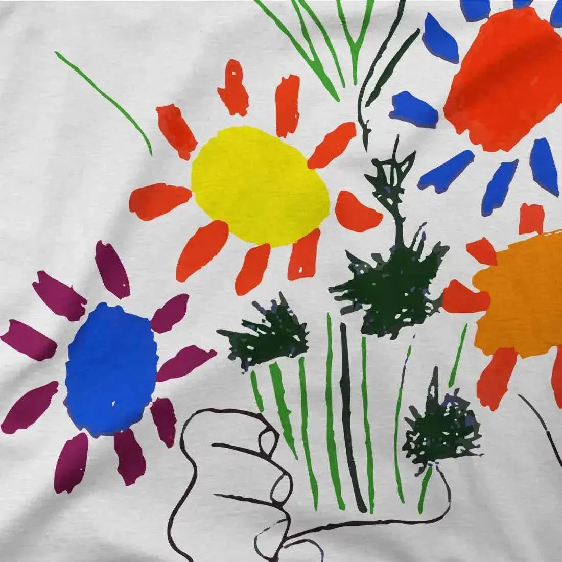 Pablo Picasso Bouquet of Peace 1958 artwork t-shirt by Art-O-Rama Shop