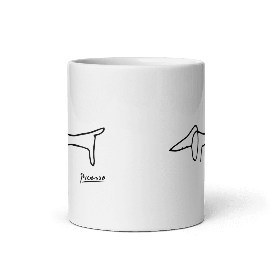 Pablo Picasso Dachshund Dog (Lump) Artwork Mug by Art-O-Rama Shop