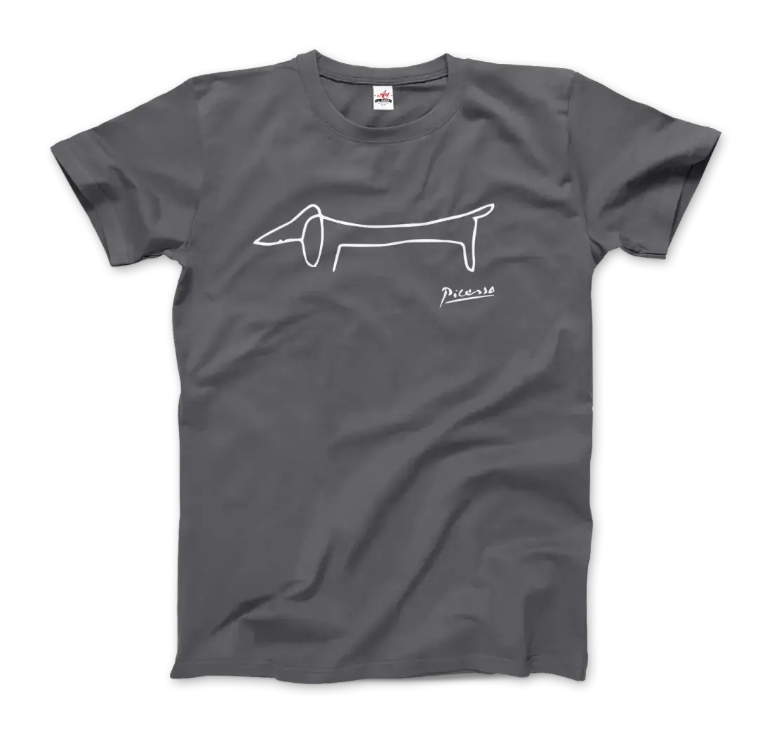 Pablo Picasso Dachshund Dog (Lump) artwork t-shirt by Art-O-Rama Shop