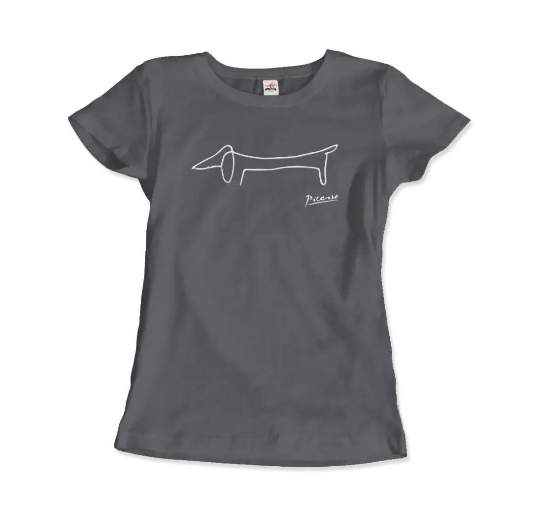 Pablo Picasso Dachshund Dog (Lump) artwork t-shirt by Art-O-Rama Shop