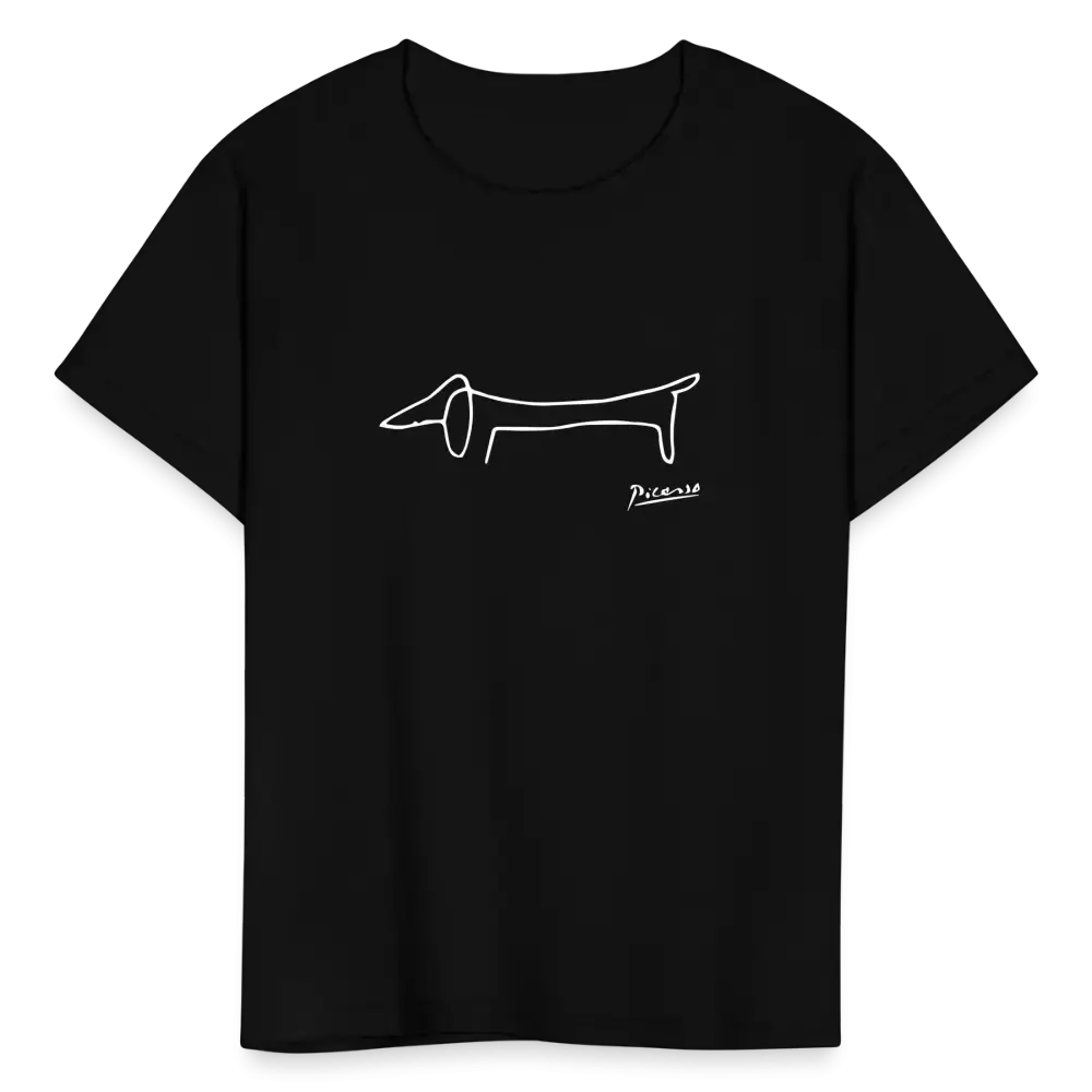 Pablo Picasso Dachshund Dog (Lump) artwork t-shirt by Art-O-Rama Shop