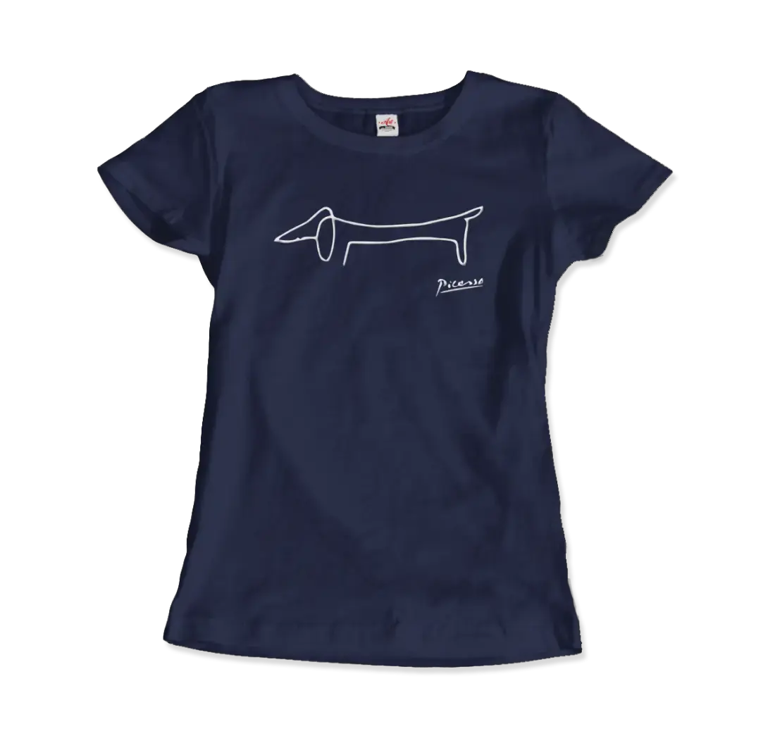 Pablo Picasso Dachshund Dog (Lump) artwork t-shirt by Art-O-Rama Shop