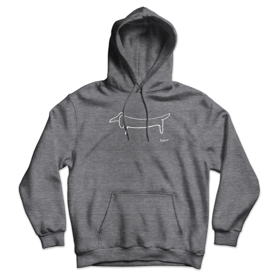 Pablo Picasso Dachshund Dog (Lump) Artwork Unisex Hoodie by Art-O-Rama Shop