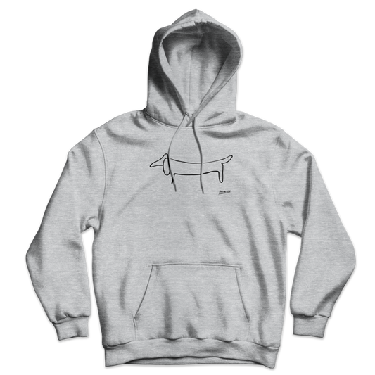 Pablo Picasso Dachshund Dog (Lump) Artwork Unisex Hoodie by Art-O-Rama Shop