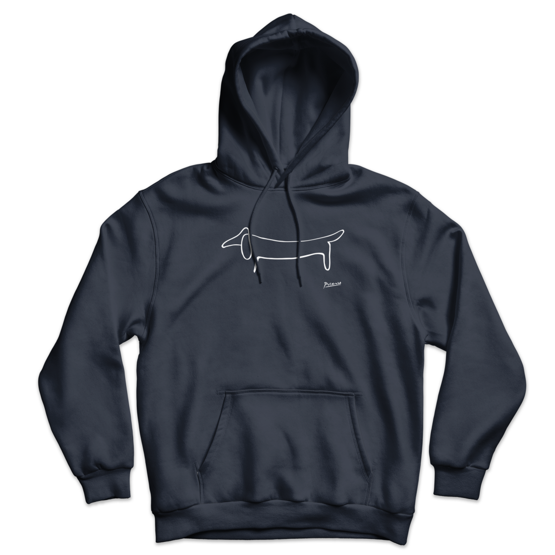 Pablo Picasso Dachshund Dog (Lump) Artwork Unisex Hoodie by Art-O-Rama Shop