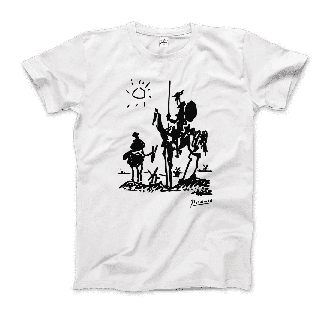 Pablo Picasso Don Quixote of La Mancha 1955 artwork t-shirt by Art-O-Rama Shop