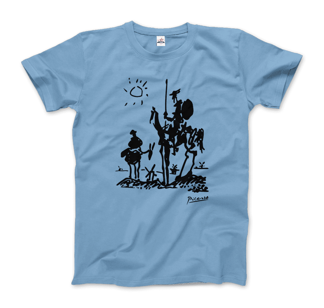 Pablo Picasso Don Quixote of La Mancha 1955 artwork t-shirt by Art-O-Rama Shop