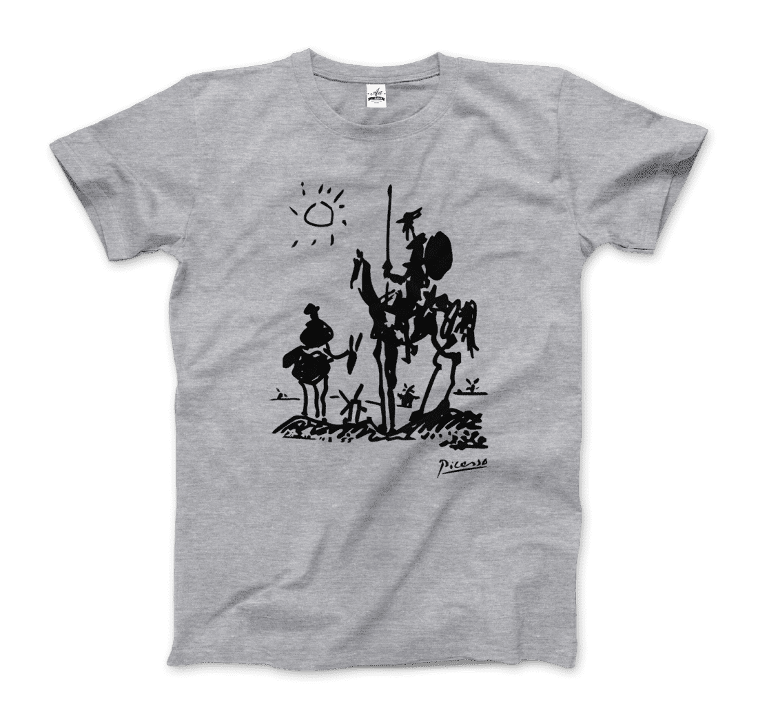 Pablo Picasso Don Quixote of La Mancha 1955 artwork t-shirt by Art-O-Rama Shop