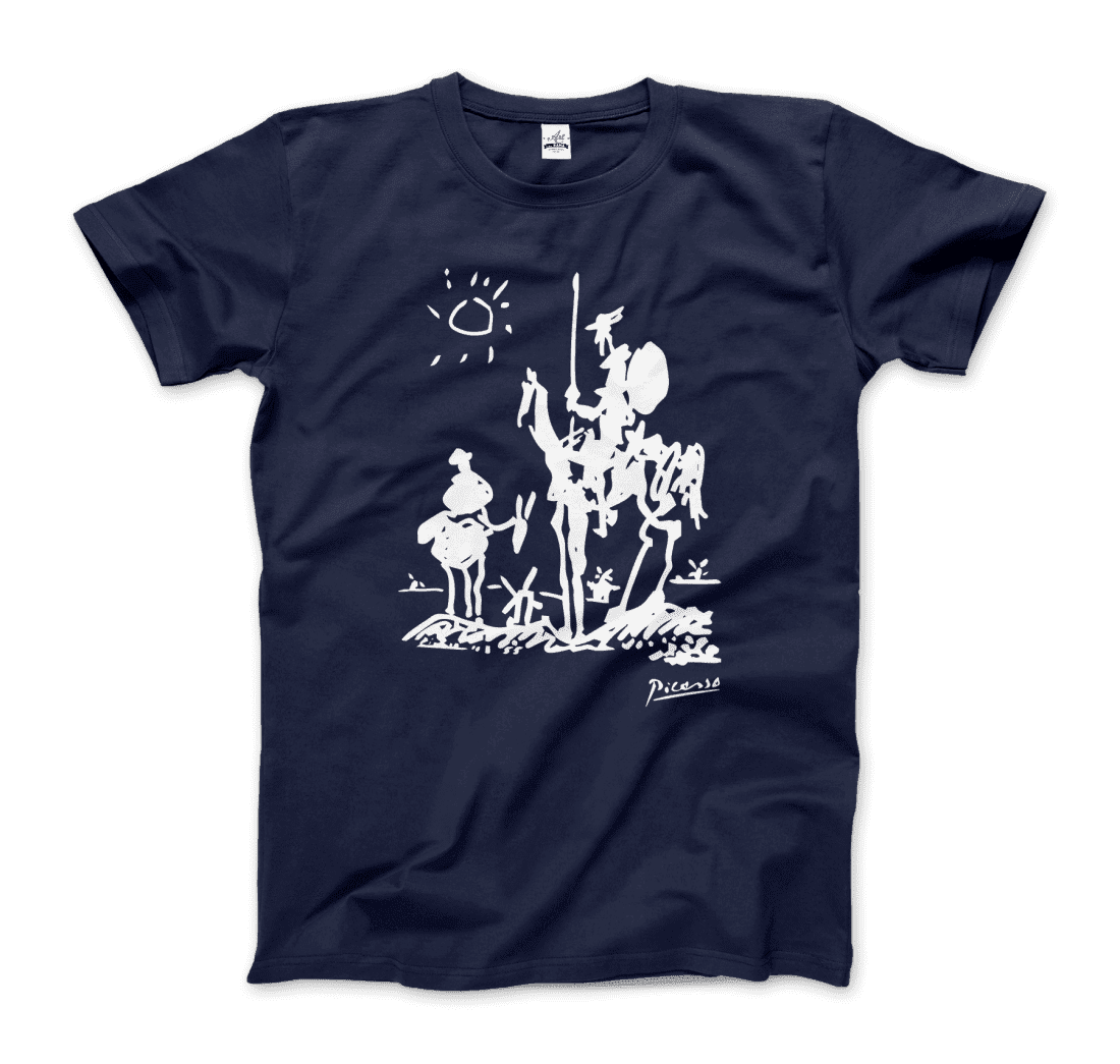 Pablo Picasso Don Quixote of La Mancha 1955 artwork t-shirt by Art-O-Rama Shop