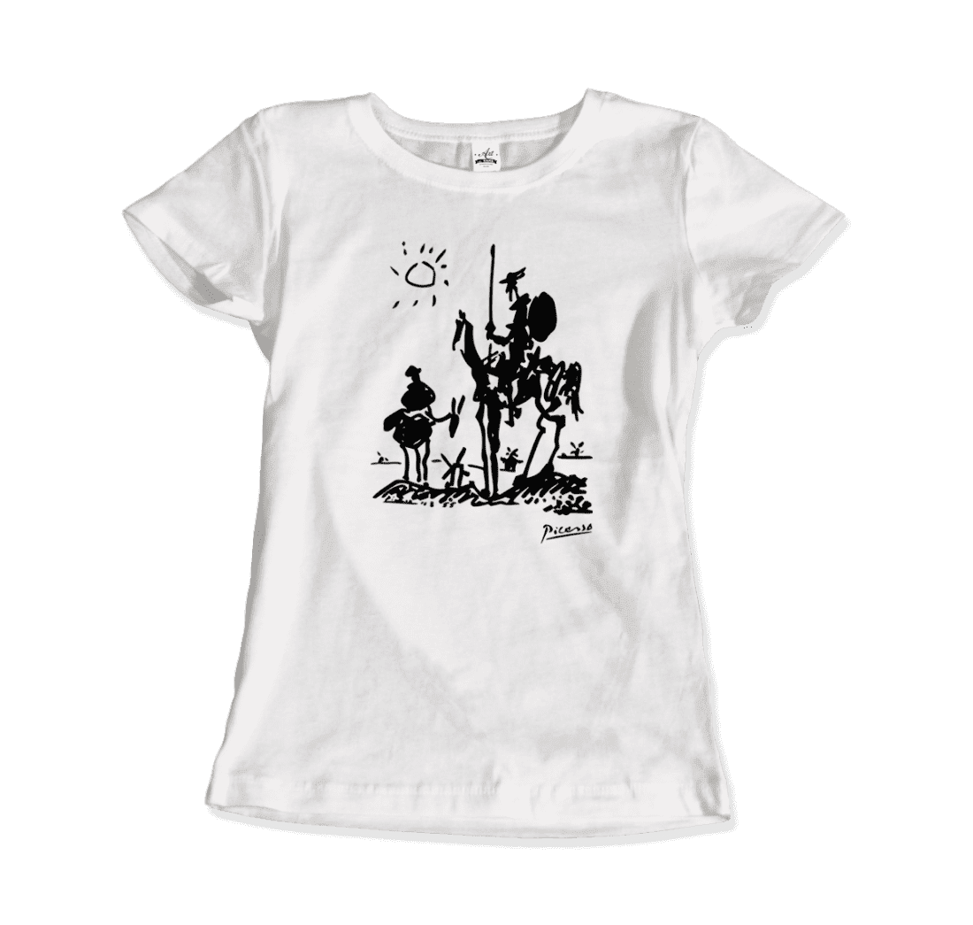 Pablo Picasso Don Quixote of La Mancha 1955 artwork t-shirt by Art-O-Rama Shop