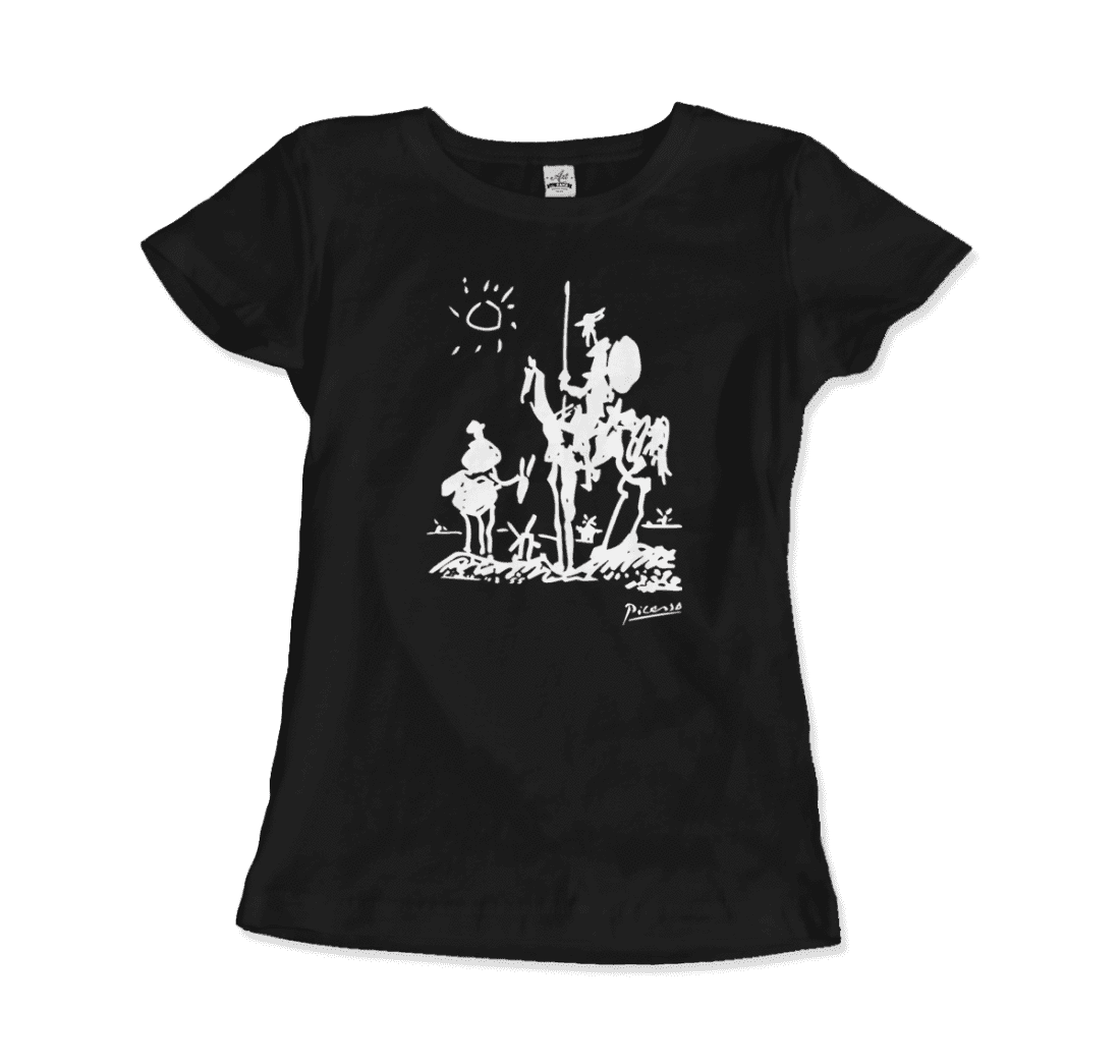 Pablo Picasso Don Quixote of La Mancha 1955 artwork t-shirt by Art-O-Rama Shop