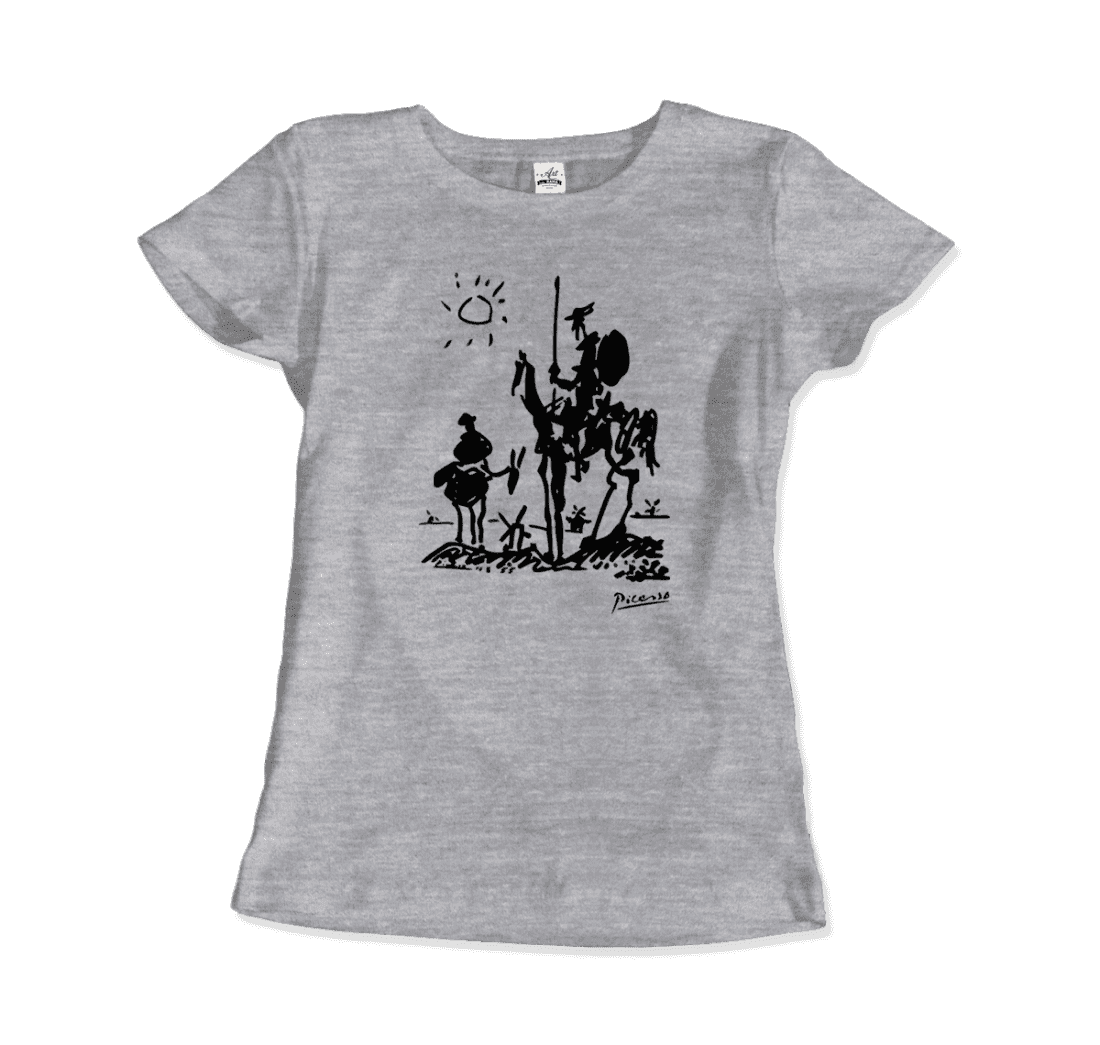 Pablo Picasso Don Quixote of La Mancha 1955 artwork t-shirt by Art-O-Rama Shop