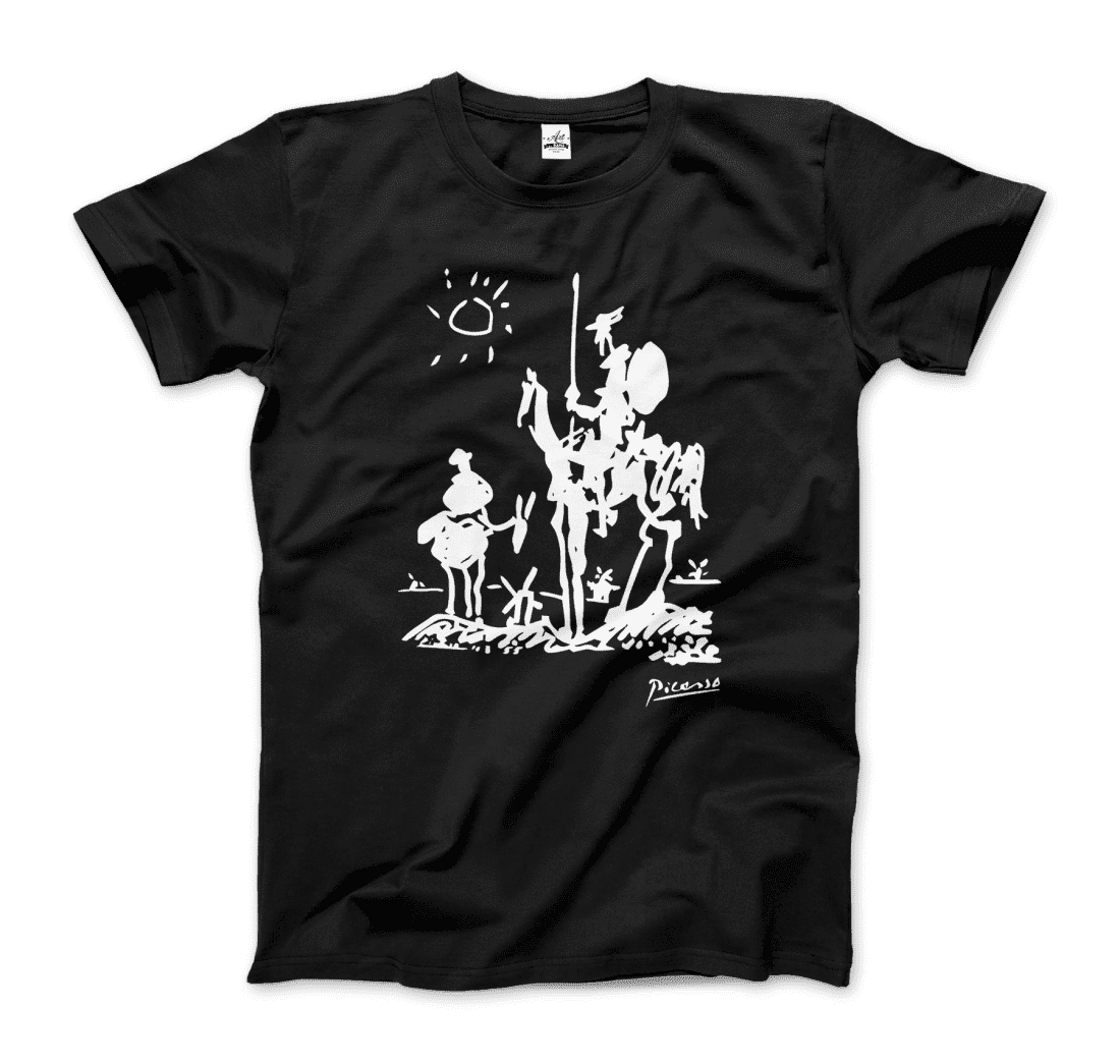 Pablo Picasso Don Quixote of La Mancha 1955 artwork t-shirt by Art-O-Rama Shop