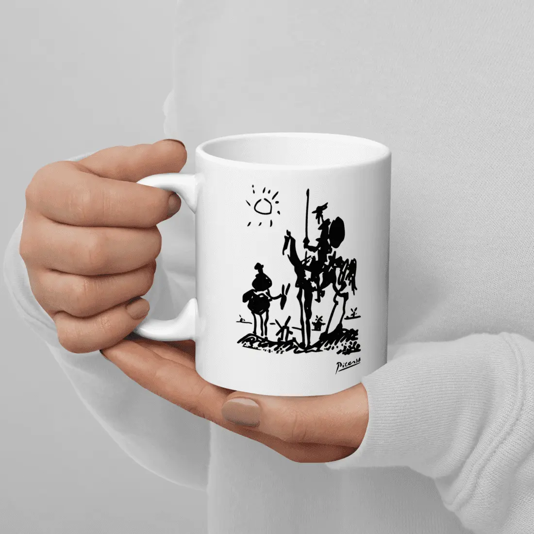 Pablo Picasso Don Quixote of La Mancha 1955 Artwork Mug by Art-O-Rama Shop