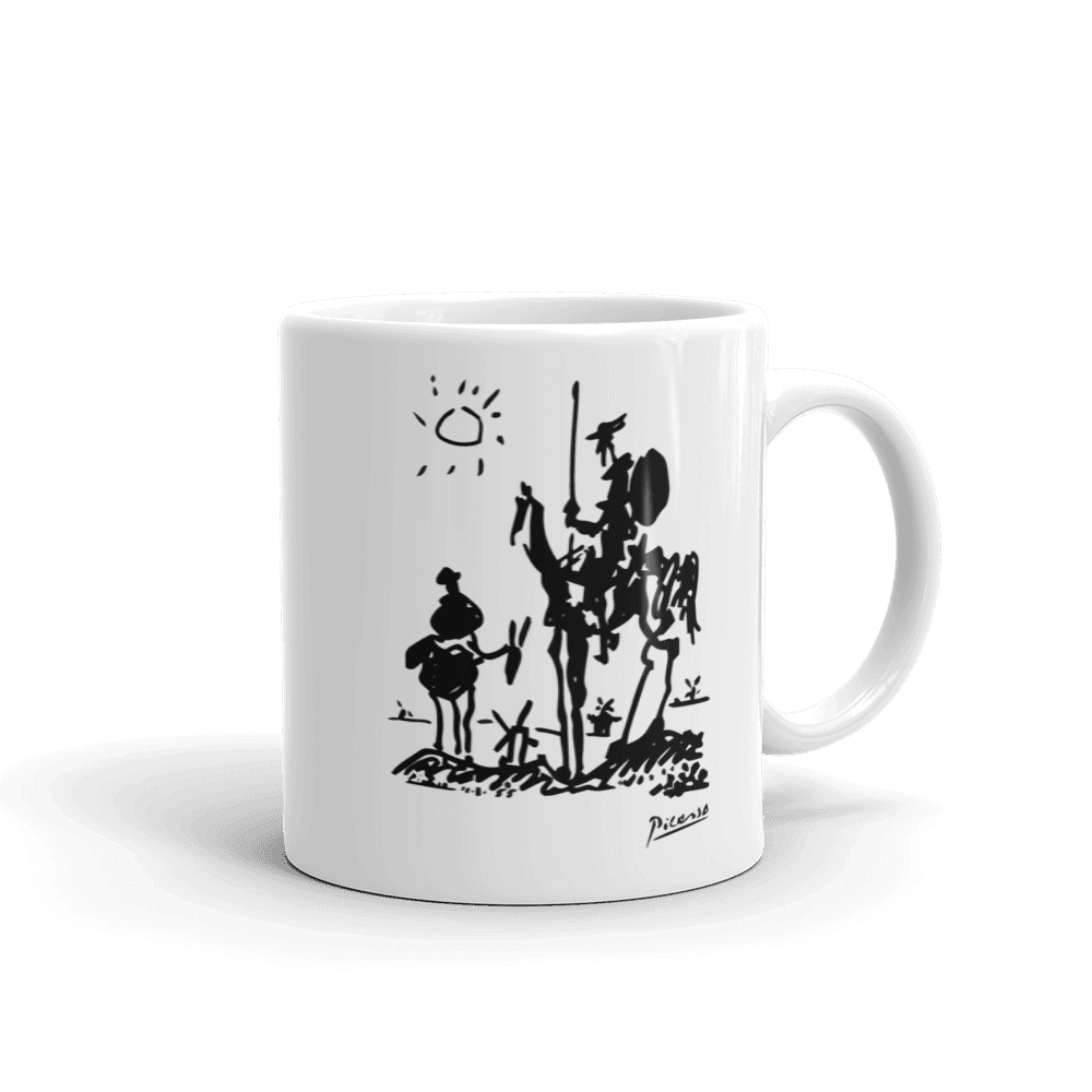 Pablo Picasso Don Quixote of La Mancha 1955 Artwork Mug by Art-O-Rama Shop