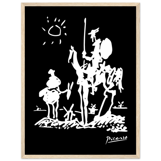 Pablo Picasso Don Quixote of La Mancha 1955 artwork poster by Art-O-Rama Shop