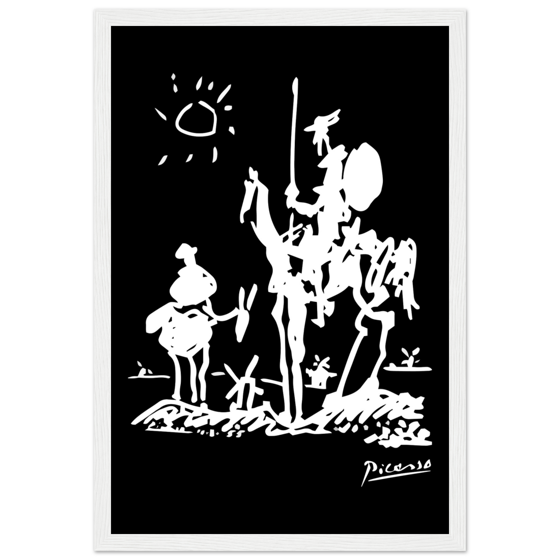 Pablo Picasso Don Quixote of La Mancha 1955 artwork poster by Art-O-Rama Shop