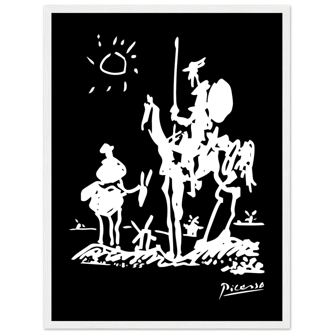 Pablo Picasso Don Quixote of La Mancha 1955 artwork poster by Art-O-Rama Shop