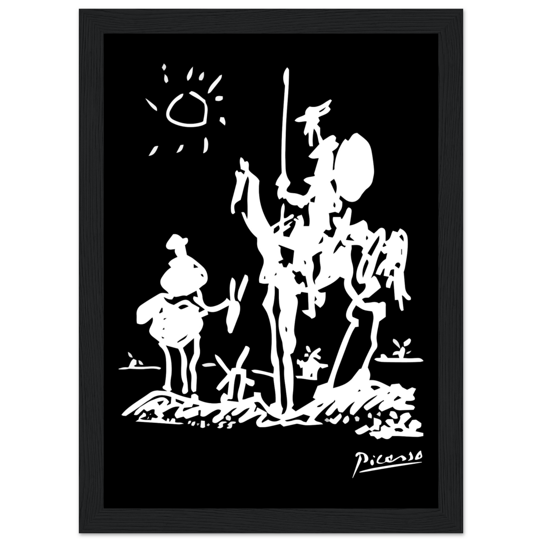 Pablo Picasso Don Quixote of La Mancha 1955 artwork poster by Art-O-Rama Shop