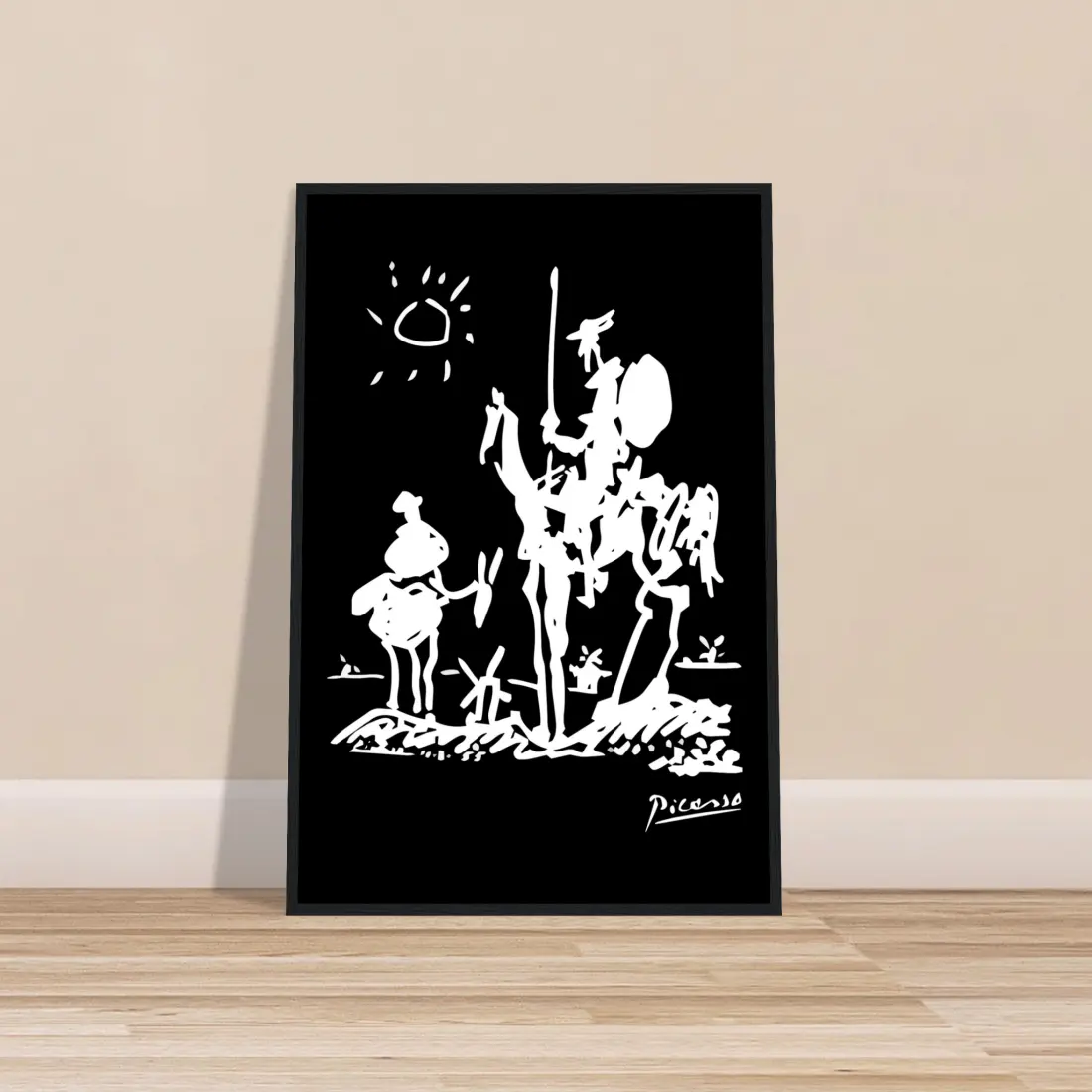 Pablo Picasso Don Quixote of La Mancha 1955 artwork poster by Art-O-Rama Shop