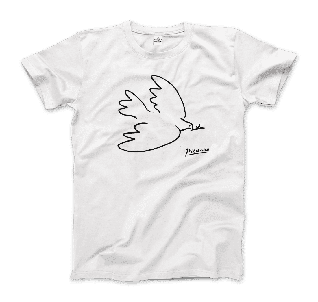 Pablo Picasso Dove of Peace 1949 artwork t-shirt by Art-O-Rama Shop