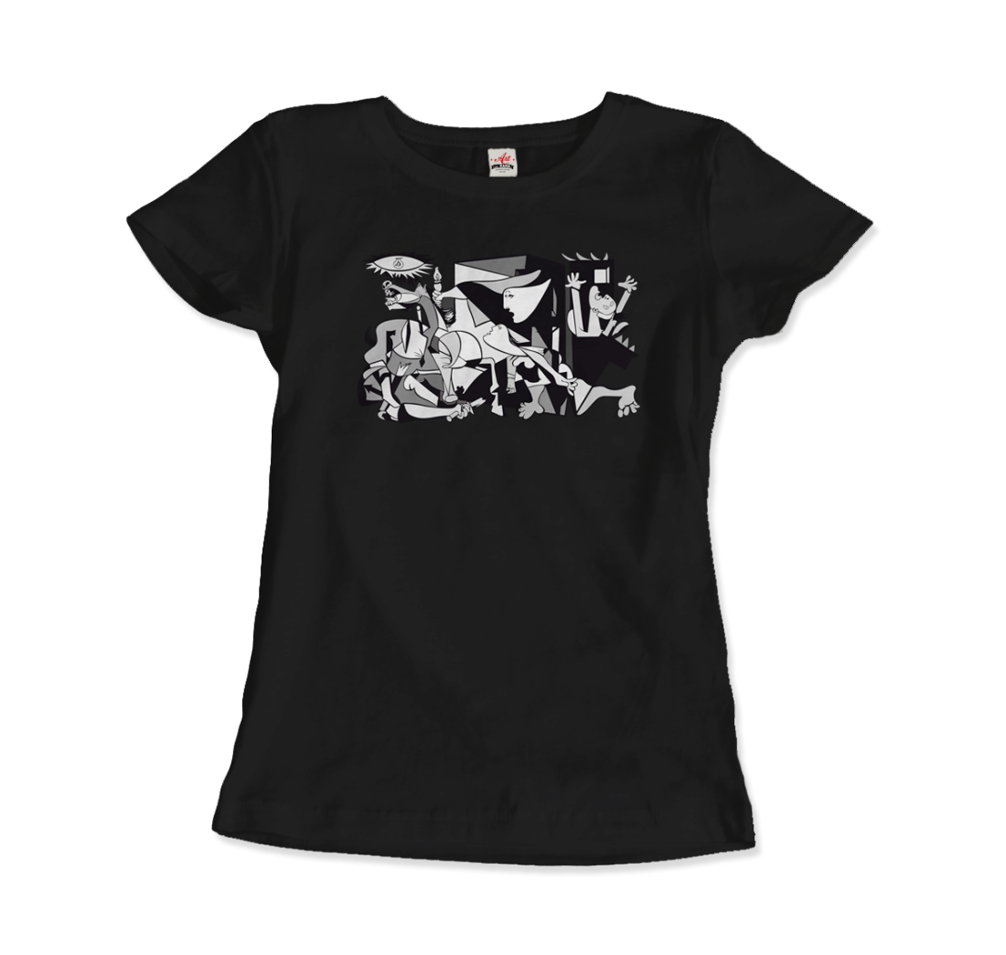 Pablo Picasso Guernica 1937 artwork reproduction t-shirt by Art-O-Rama Shop
