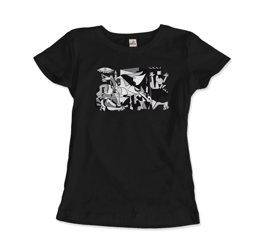 Pablo Picasso Guernica 1937 artwork reproduction t-shirt by Art-O-Rama Shop