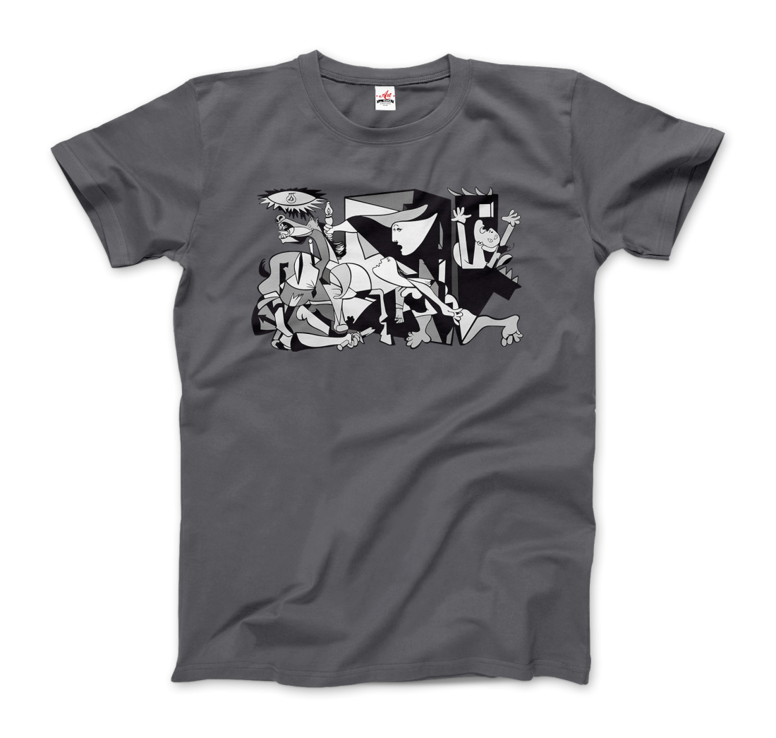 Pablo Picasso Guernica 1937 artwork reproduction t-shirt by Art-O-Rama Shop
