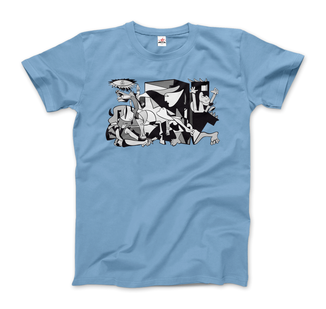 Pablo Picasso Guernica 1937 artwork reproduction t-shirt by Art-O-Rama Shop