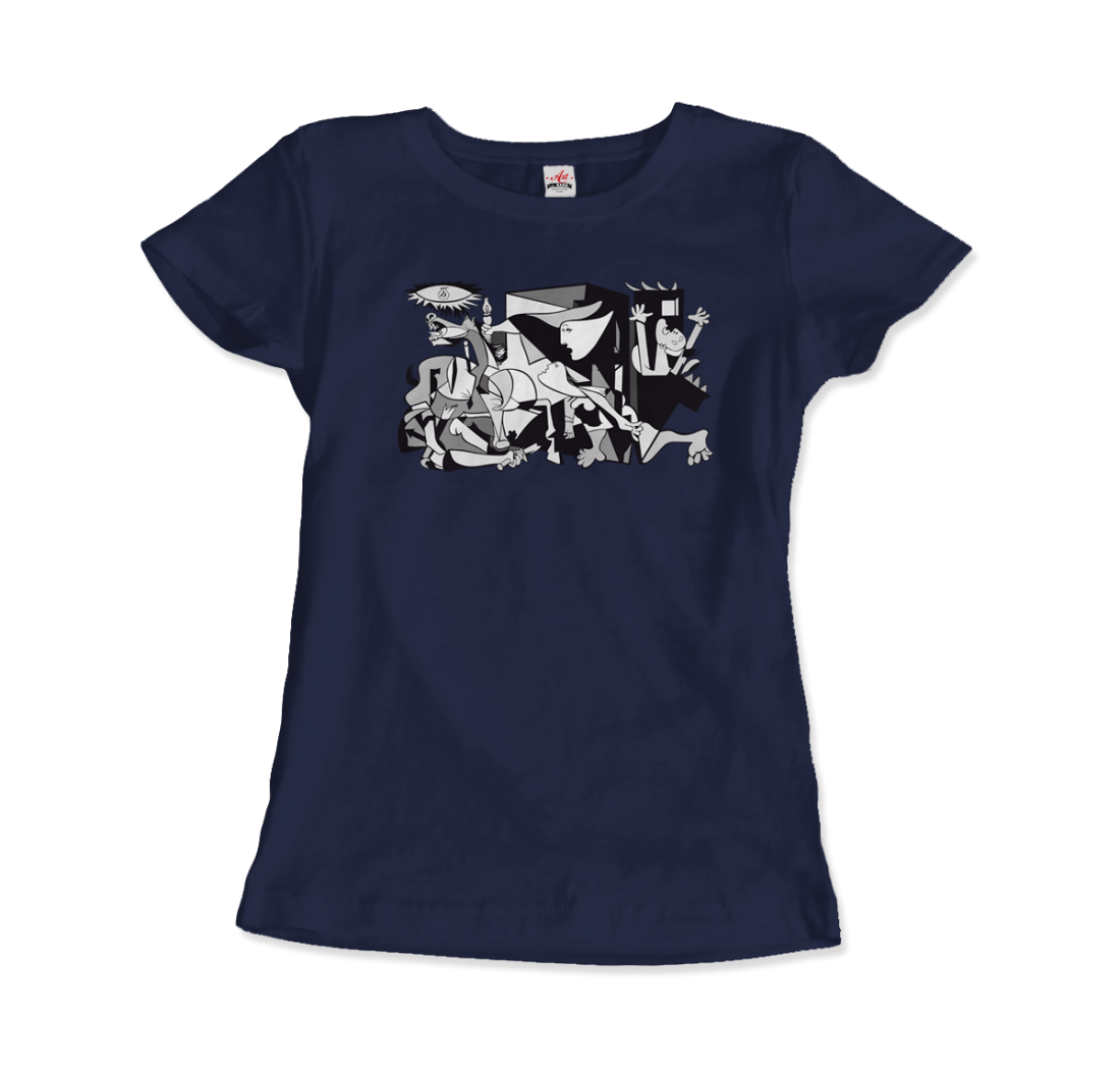 Pablo Picasso Guernica 1937 artwork reproduction t-shirt by Art-O-Rama Shop
