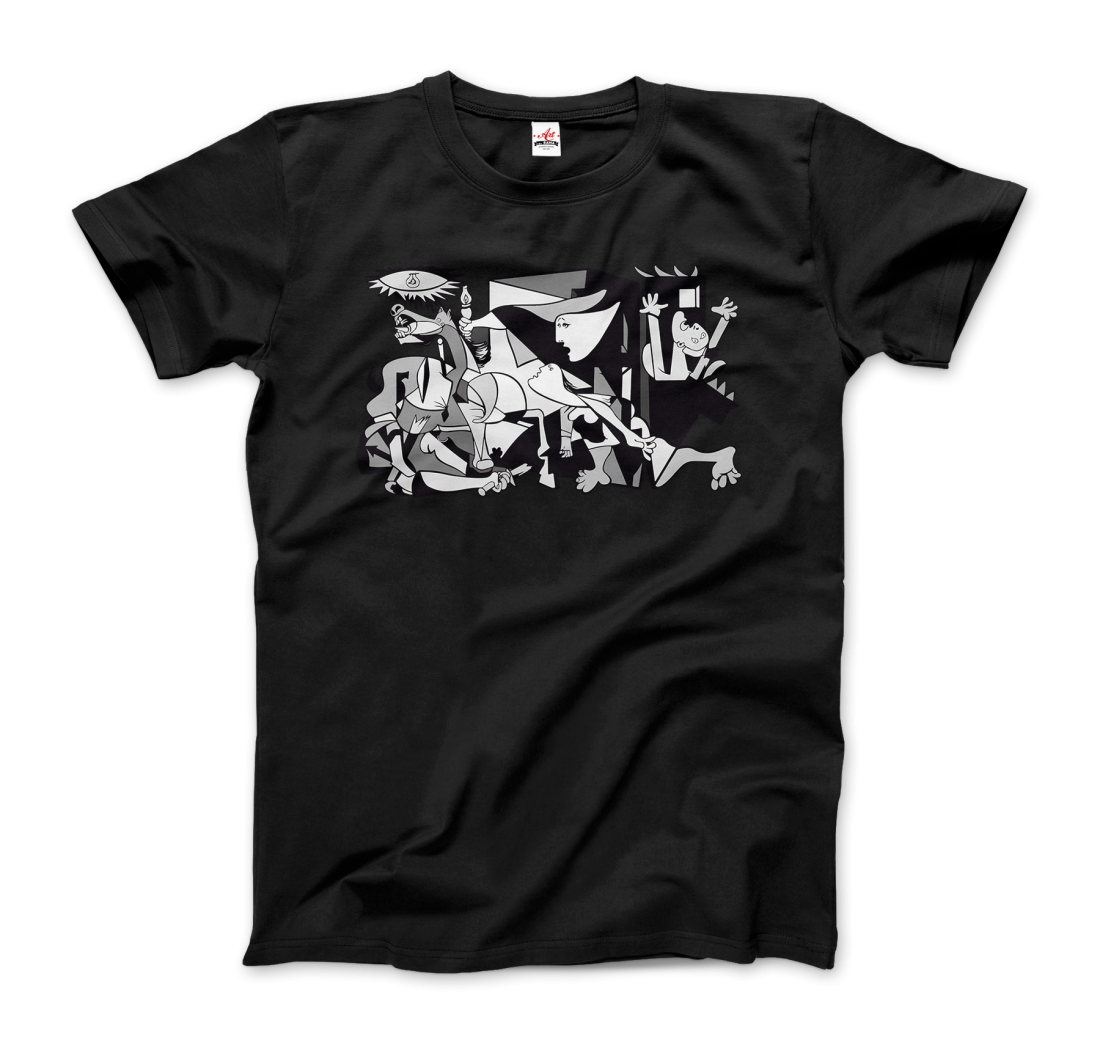 Pablo Picasso Guernica 1937 artwork reproduction t-shirt by Art-O-Rama Shop