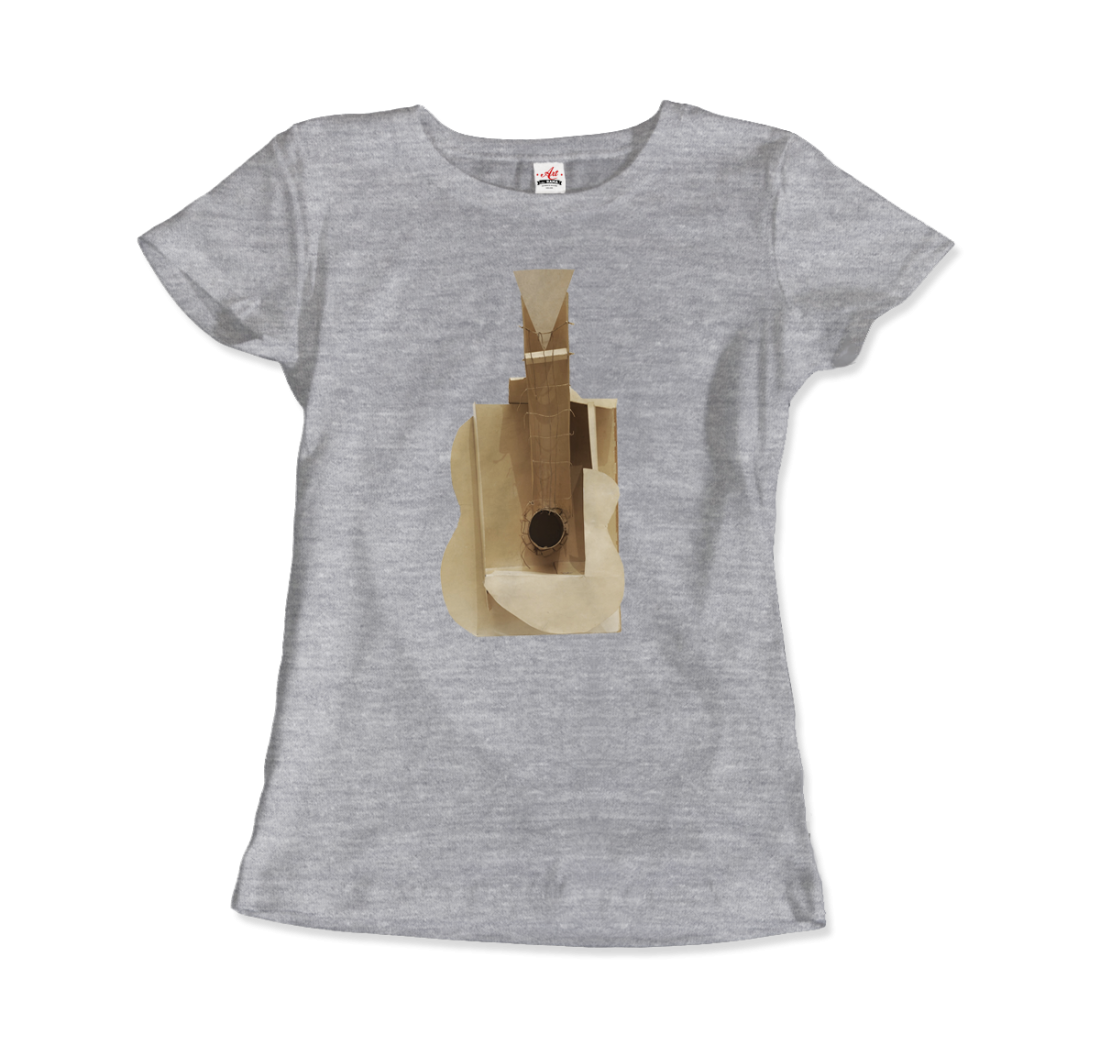 Pablo Picasso Guitar Sculpture 1912 artwork t-shirt by Art-O-Rama Shop
